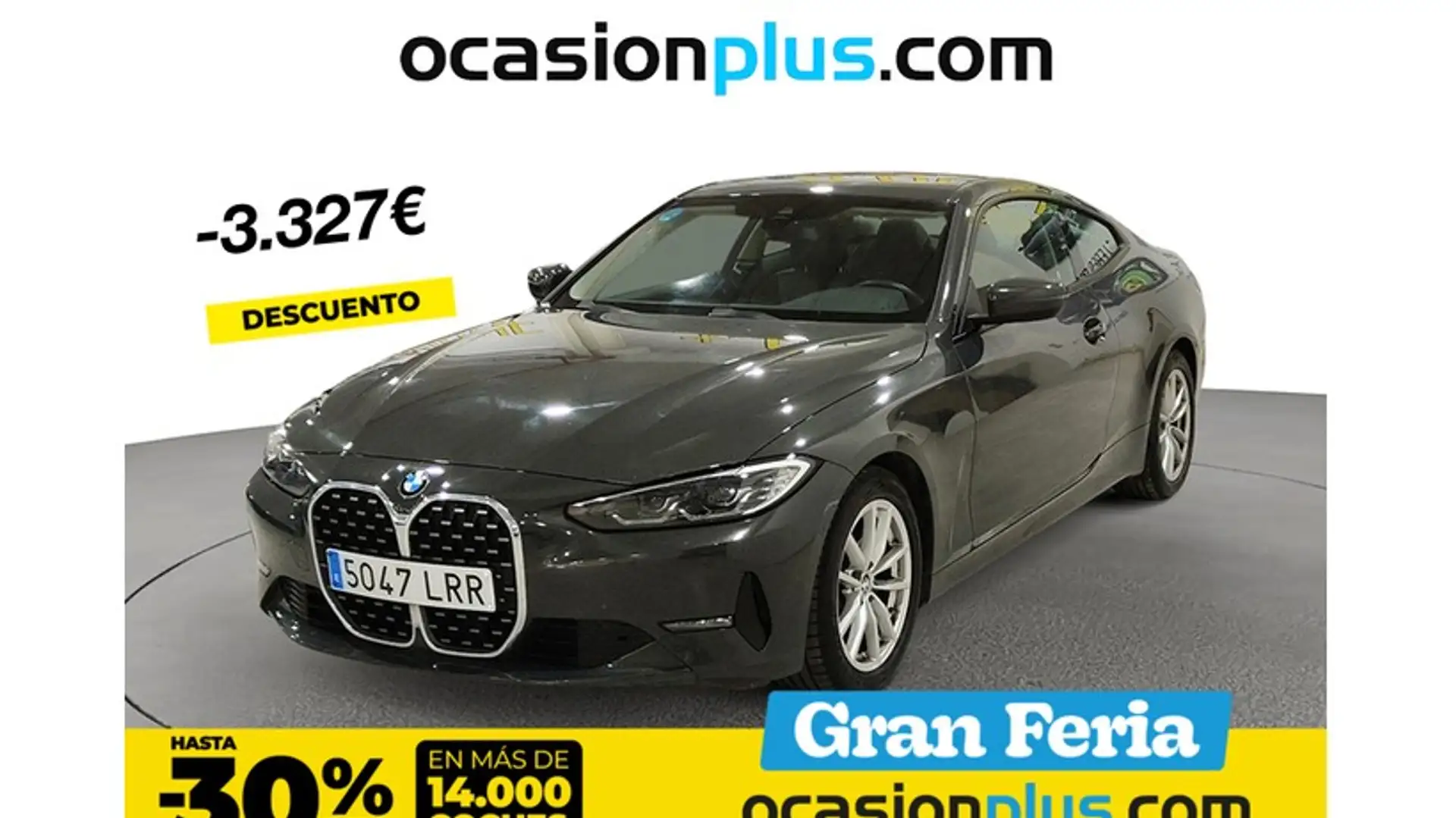 BMW 420 420dA Coupé Gris - 1