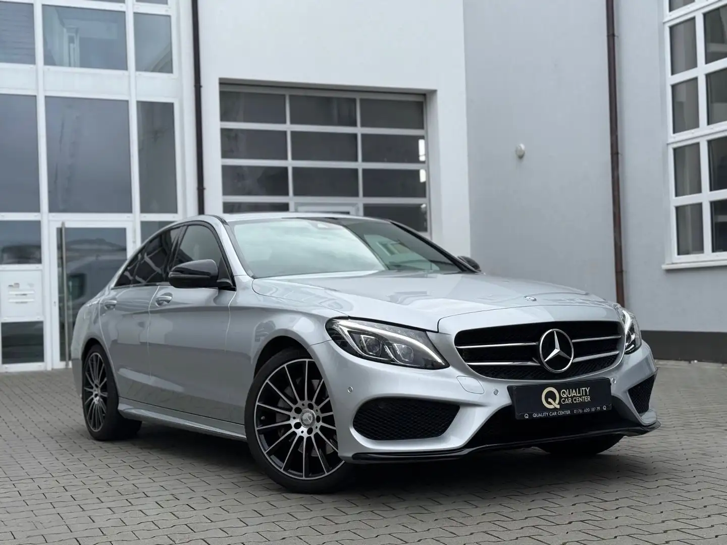 Mercedes-Benz C 250 CGI AMG NIGHT *KAME*BURMESTER*2H* Silber - 1