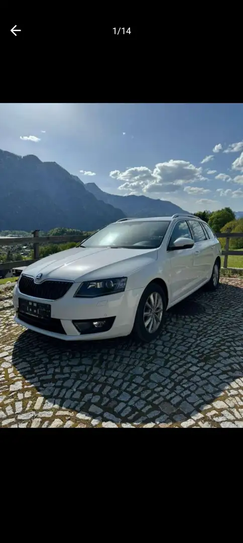 Skoda Octavia Combi 1,6 TDI Ambition 4x4 Weiß - 1
