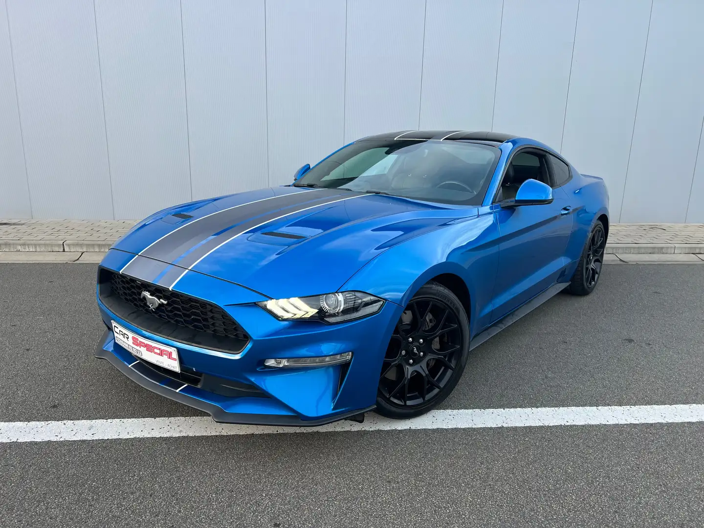 Ford Mustang Mustang 2.3 EcoBoost (EU6.2)  TVAC 21% Blauw - 1