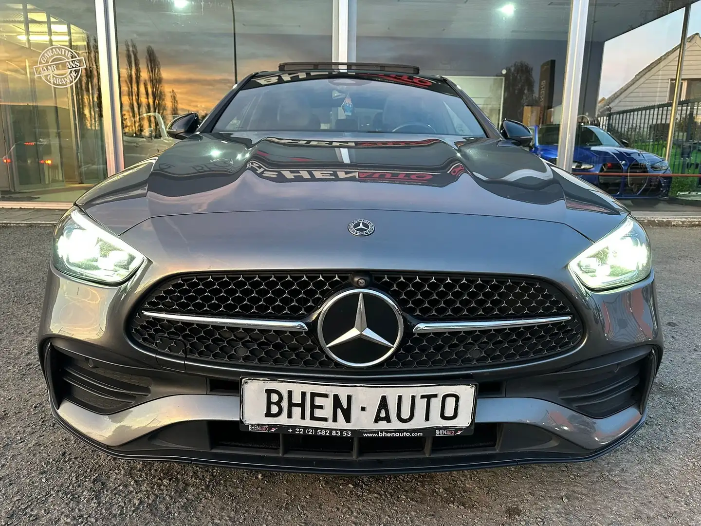 Mercedes-Benz C 180 C 180/NEW MODEL/PACK AMG/PACK NIGHT/CAMERA360/TOIT Gris - 2