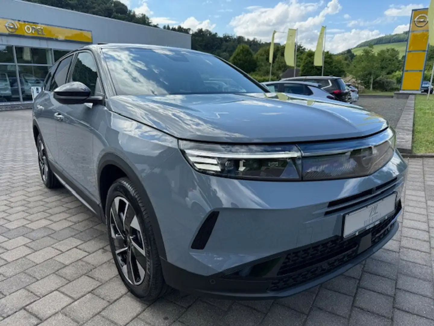 Opel Grandland 1.2 Turbo 48V Hybrid GS Gris - 1