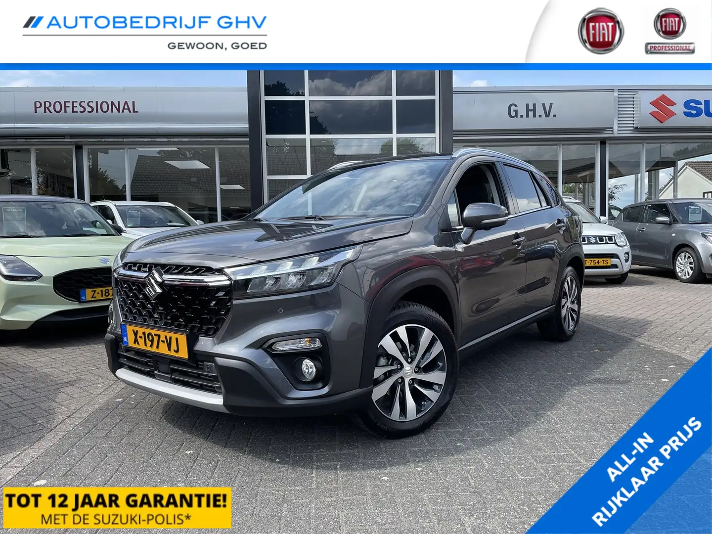 Suzuki S-Cross 1.4 Boosterjet 129PK Smart Hybrid Style | All seas Grau - 1