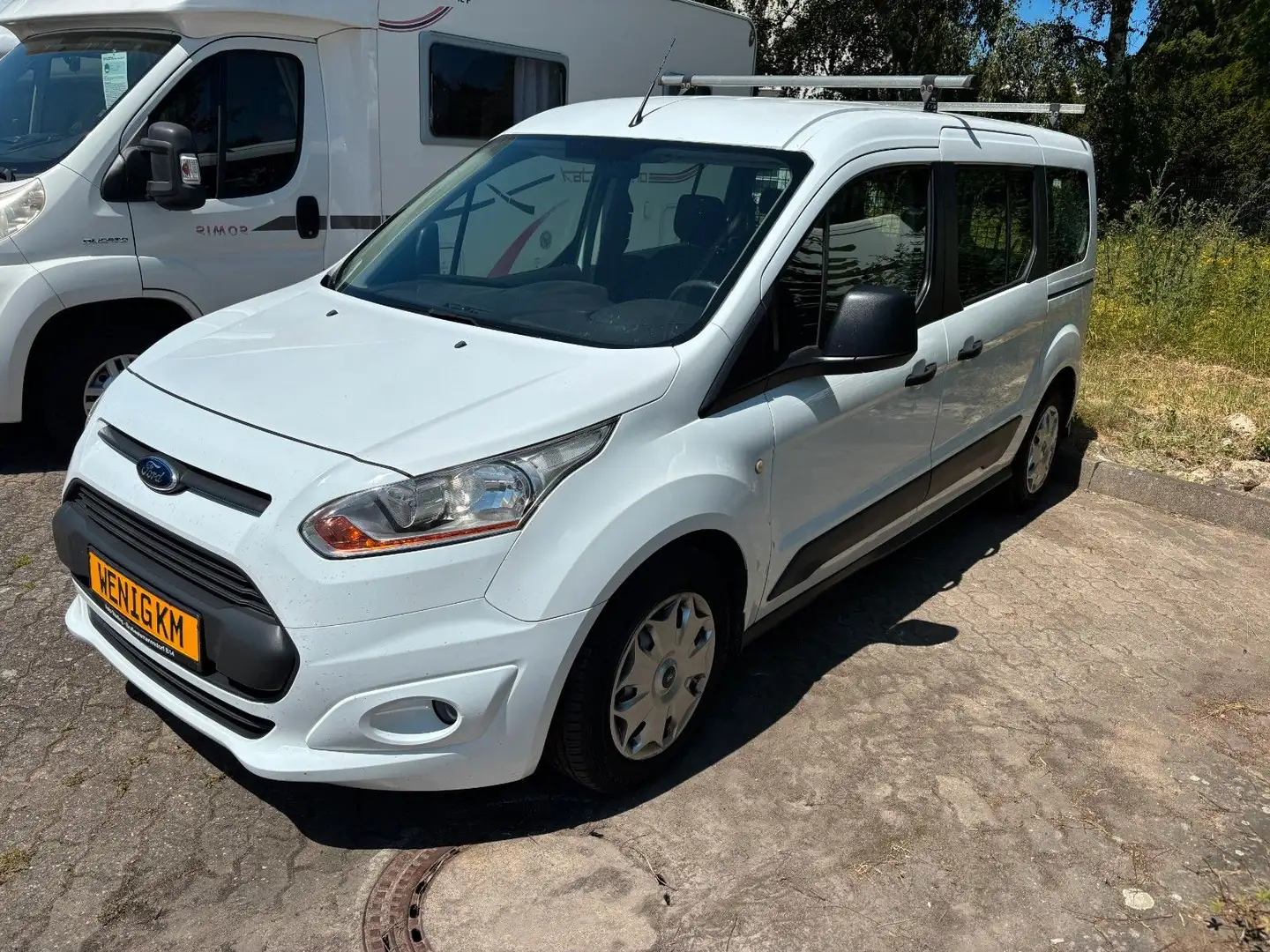 Ford Transit Connect - Klima - Dachträger -WENIG KM Weiß - 2