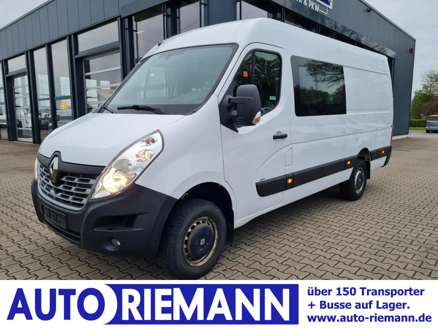 Renault Master 3,5t Kasten Doka dCi 130 L4H2 4x4 Allrad Weiß - 1