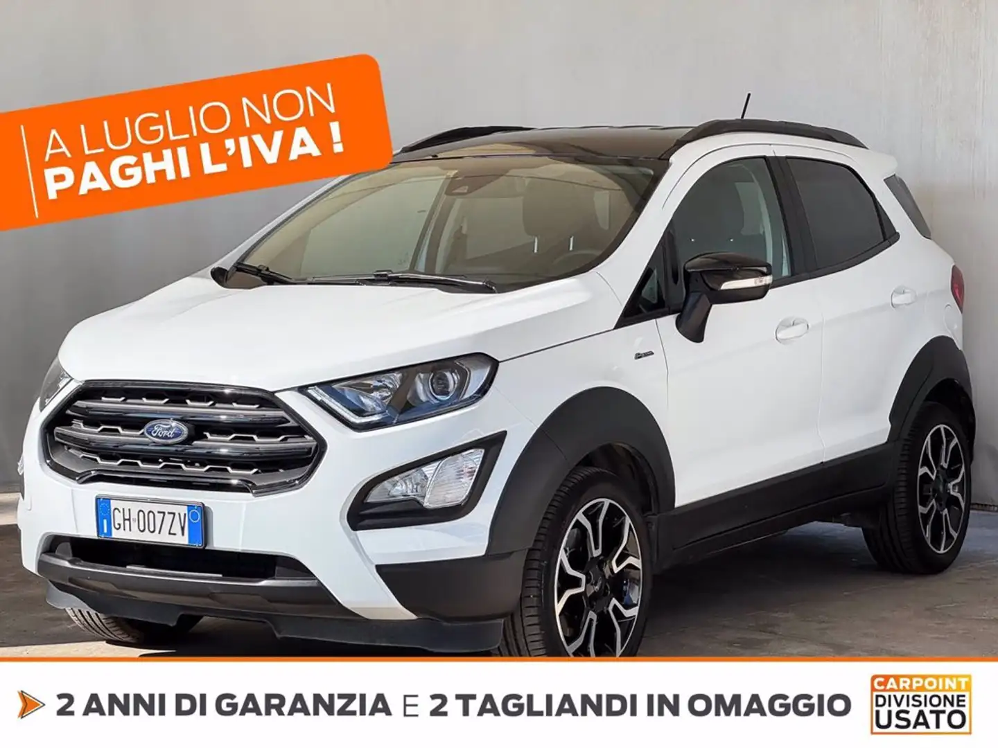 Ford EcoSport 1.0 ecoboost active s&s 125cv Bianco - 1
