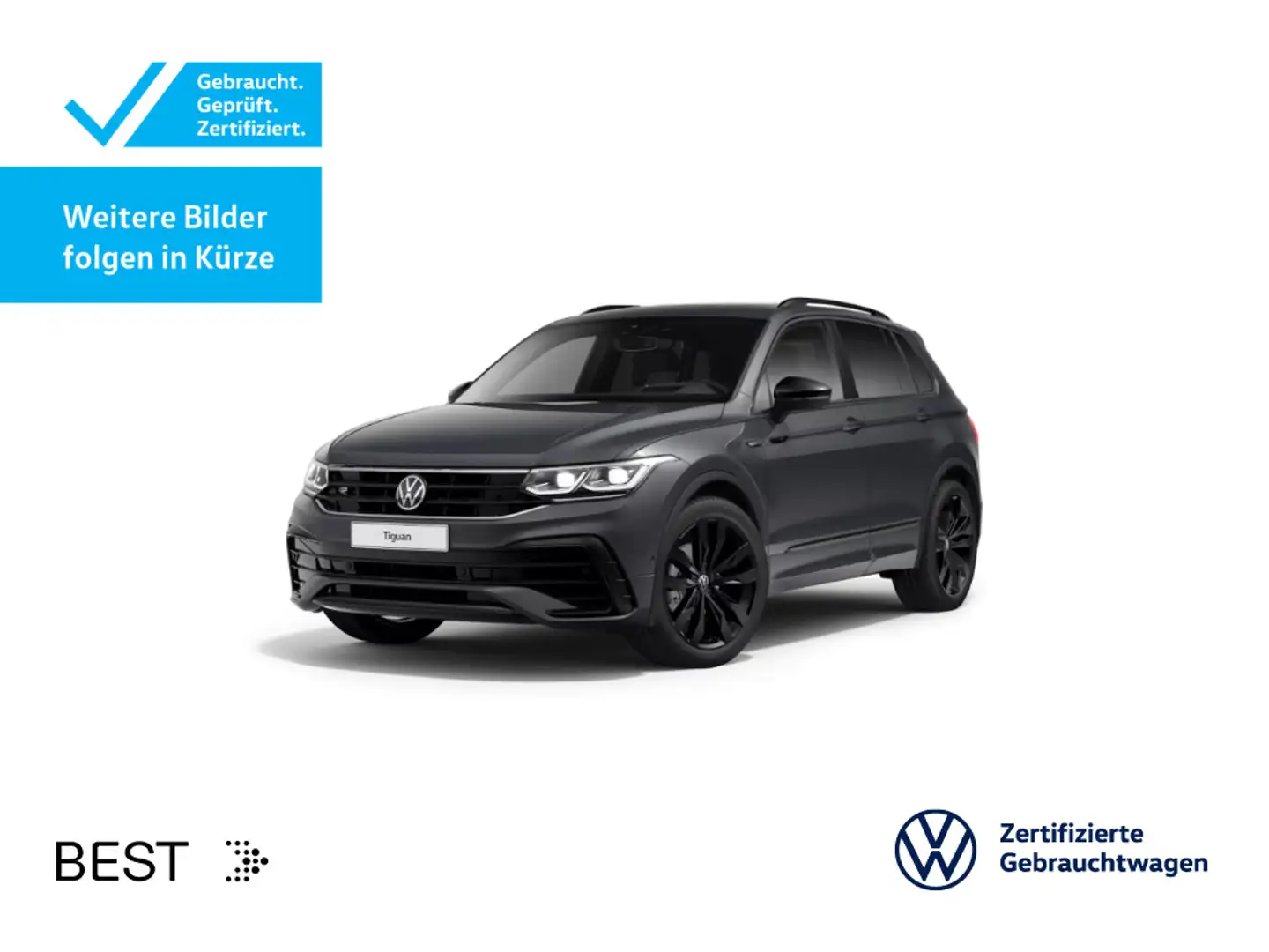 Volkswagen Tiguan 1.5 TSI DSG R-LINE*STHZG*BLACK-STYLE*IQ.L Grau - 1