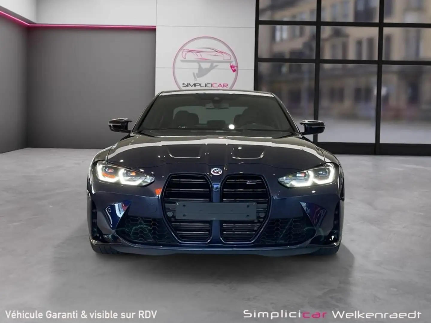 BMW M3 3.0 AS Competition-H KAR-PANO-CARPLAY-Hd&Up-CAMERA Kék - 2