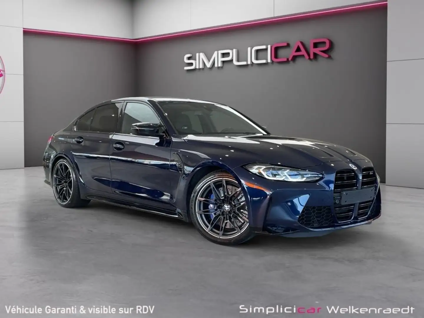 BMW M3 3.0 AS Competition-H KAR-PANO-CARPLAY-Hd&Up-CAMERA Kék - 1