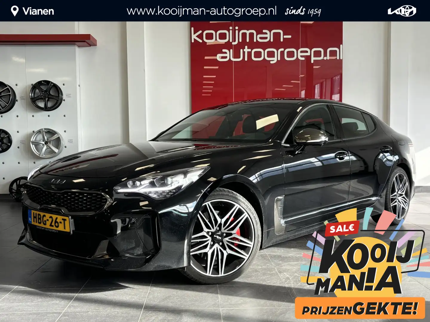 Kia Stinger 3.3 Twin Turbo V6 AWD GT PRO 370PK, AWD, BREMBO, S Negro - 1