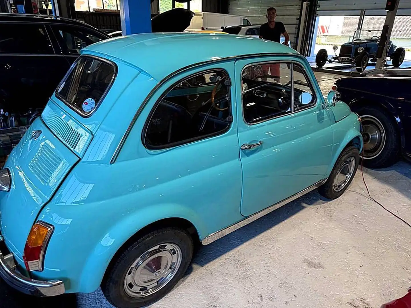 Fiat 500 FRANCIS LOMBARDI MY CAR TRES RARE Azul - 1