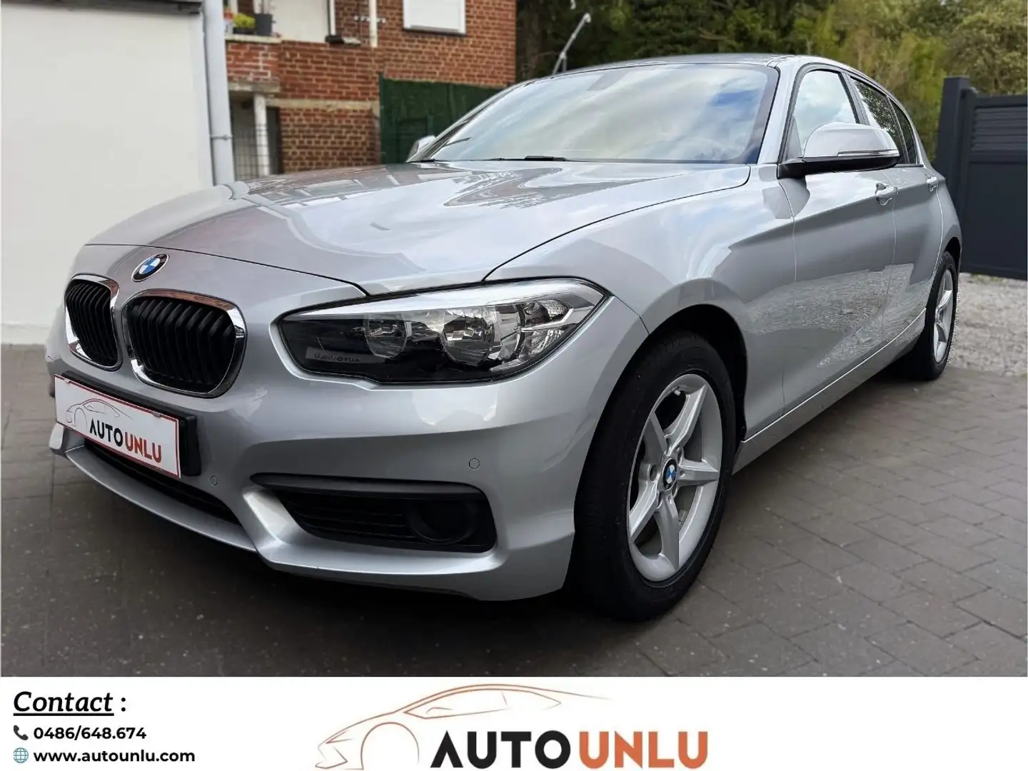 BMW 116 116i Argent - 1