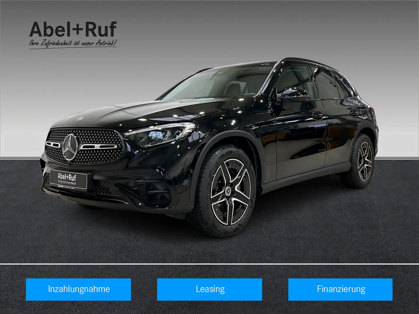 Mercedes-Benz GLC 200 d 4M AMG+LED+NIGHT+Memo+Ambi+AHK+360° Schwarz - 1