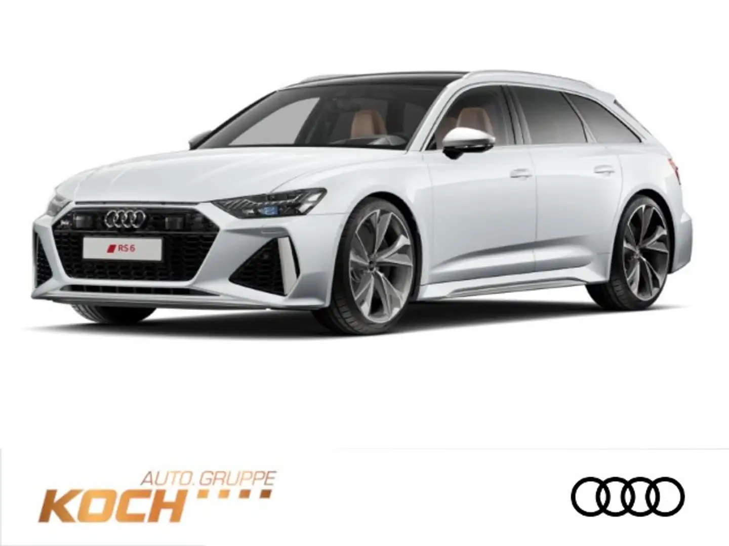 Audi RS6 RS 6 Avant - PanoDach - AHK - inkl. Winterräder - Weiß - 1