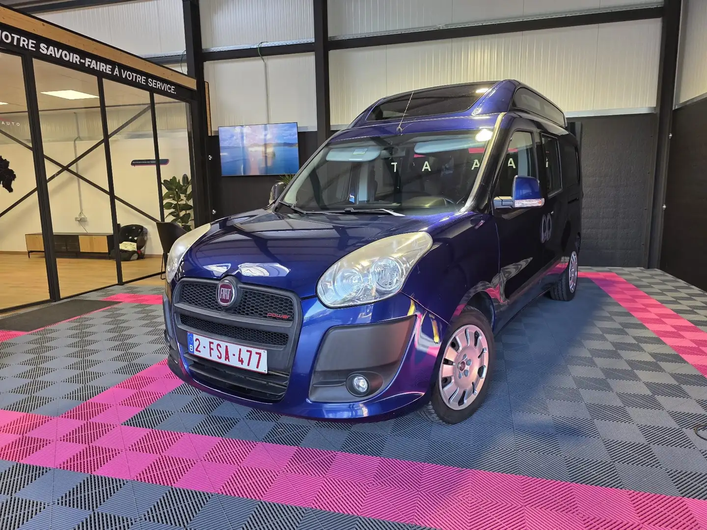 Fiat Doblo 2.0 Multijet SX - XL - Equipement handicapé Azul - 1