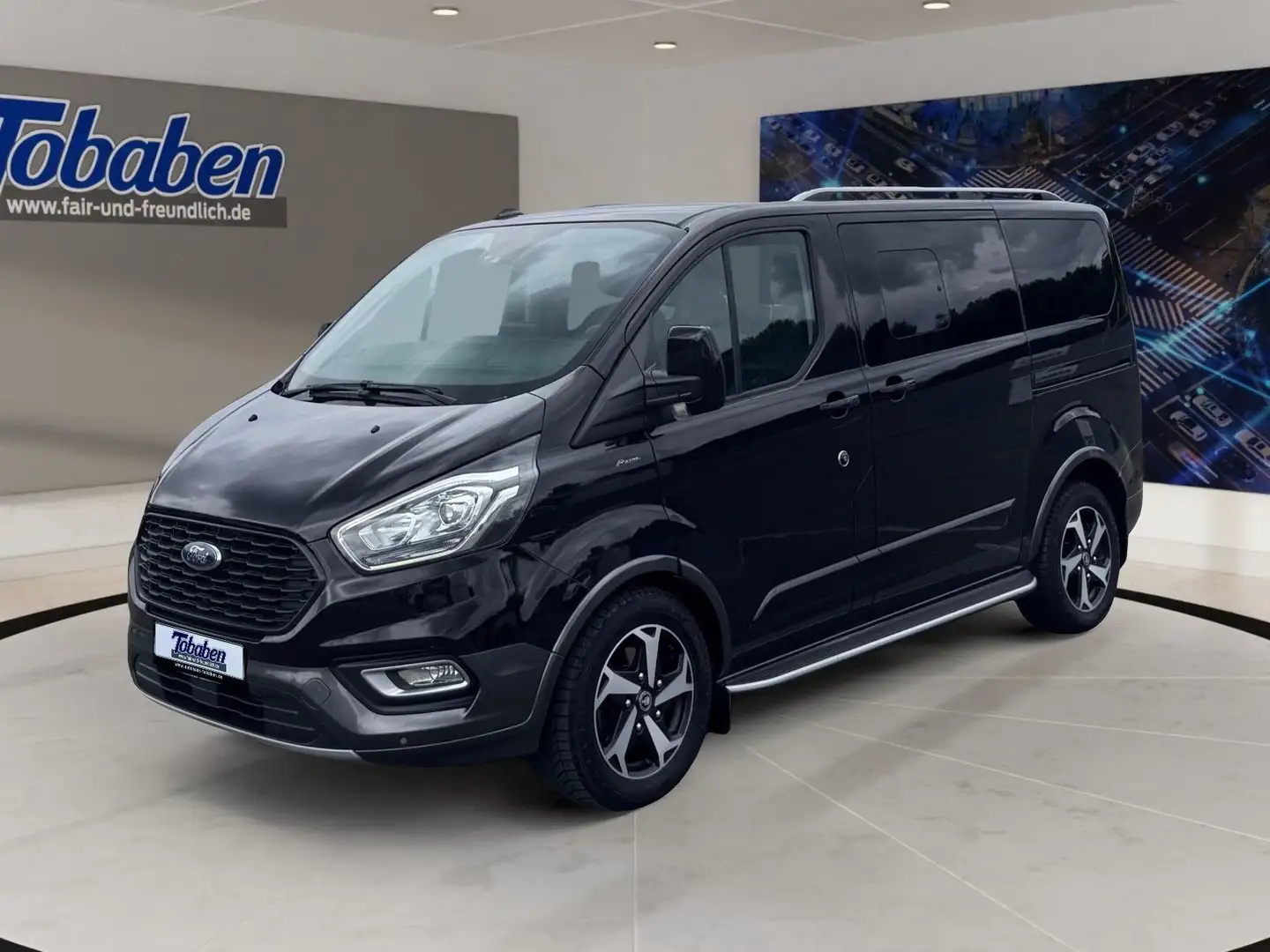 Ford Transit Custom 2.0 TDCi 320 L1 (EURO 6d) Noir - 1
