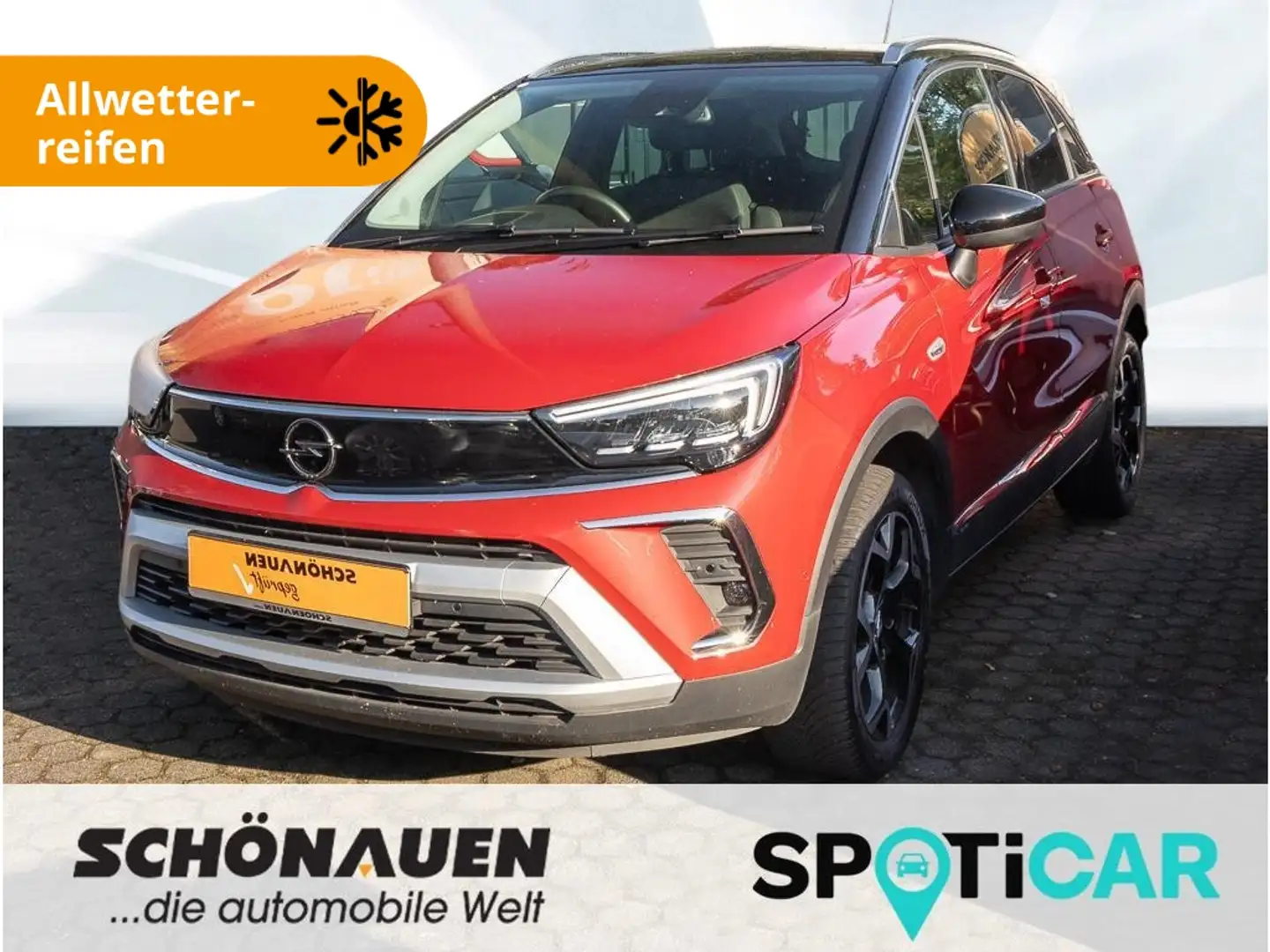 Opel Crossland Turbo Ultimate Direct +ALLW+AUT+BC+KLI+ Rot - 1
