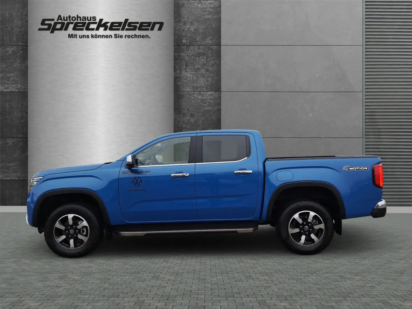 Volkswagen Amarok 3.0 TDI Style 4Motion++Standheizung Klima Navi Blau - 2