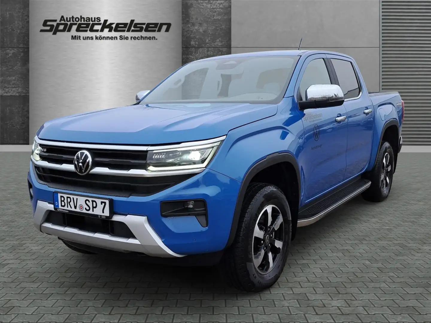 Volkswagen Amarok 3.0 TDI Style 4Motion++Standheizung Klima Navi Blau - 1