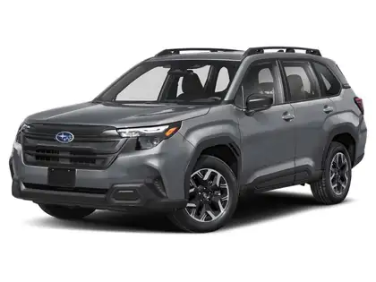 Gray 2026 Subaru Forester Convenience Crossover AWD SUV / Crossover Continuously Variable Transmission