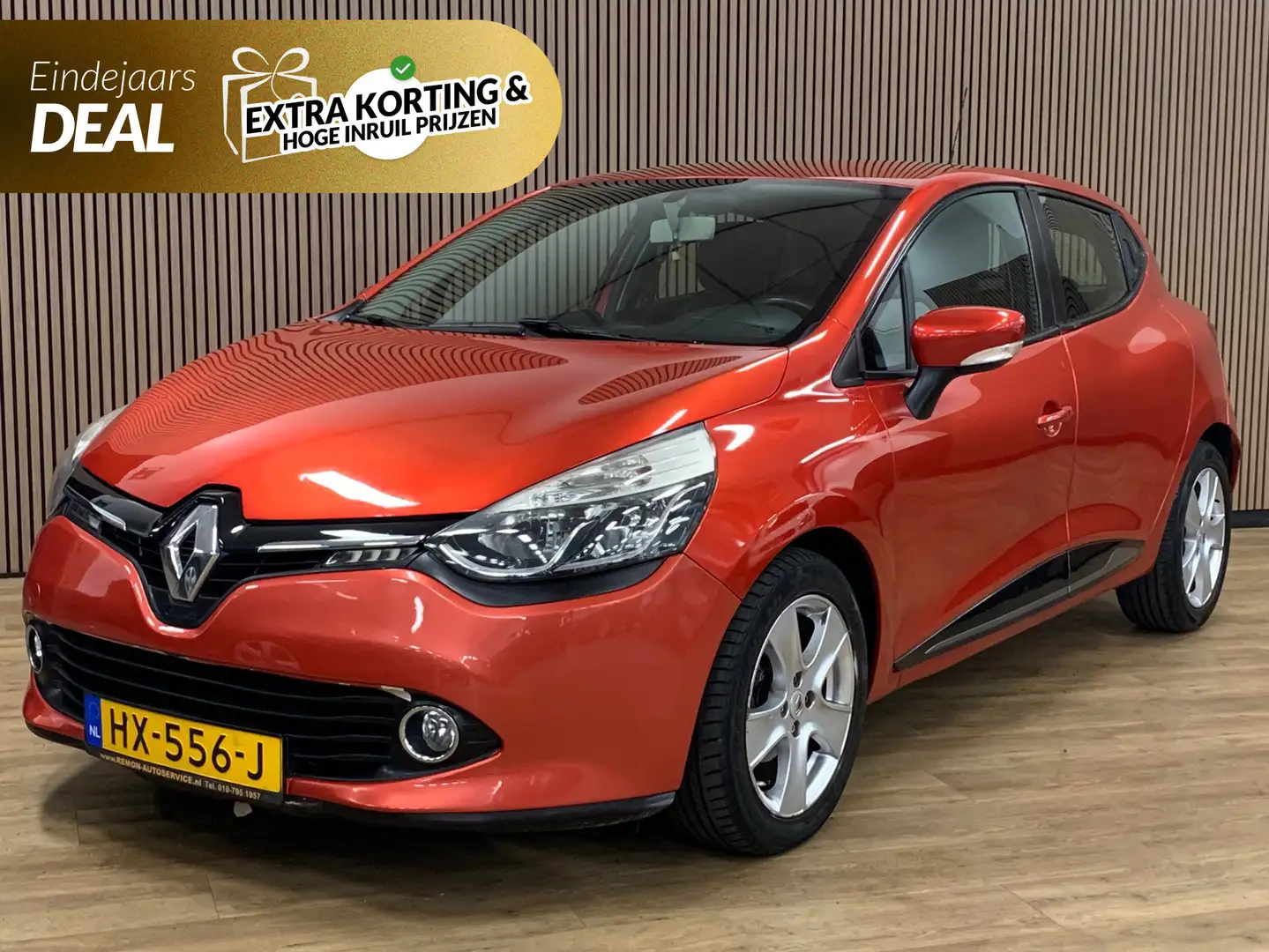 Renault Clio 0.9 TCe Dynamique|Navigatie|Airco| Rood - 1