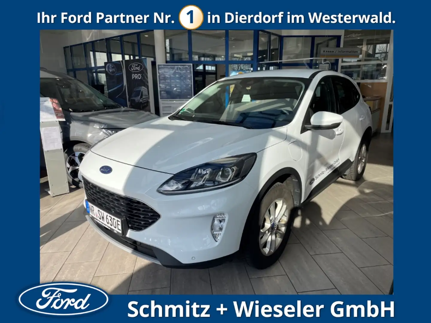 Ford Kuga Plug-In Hybrid Cool & Connect 2.5 Duratec 225PS Au Bianco - 1