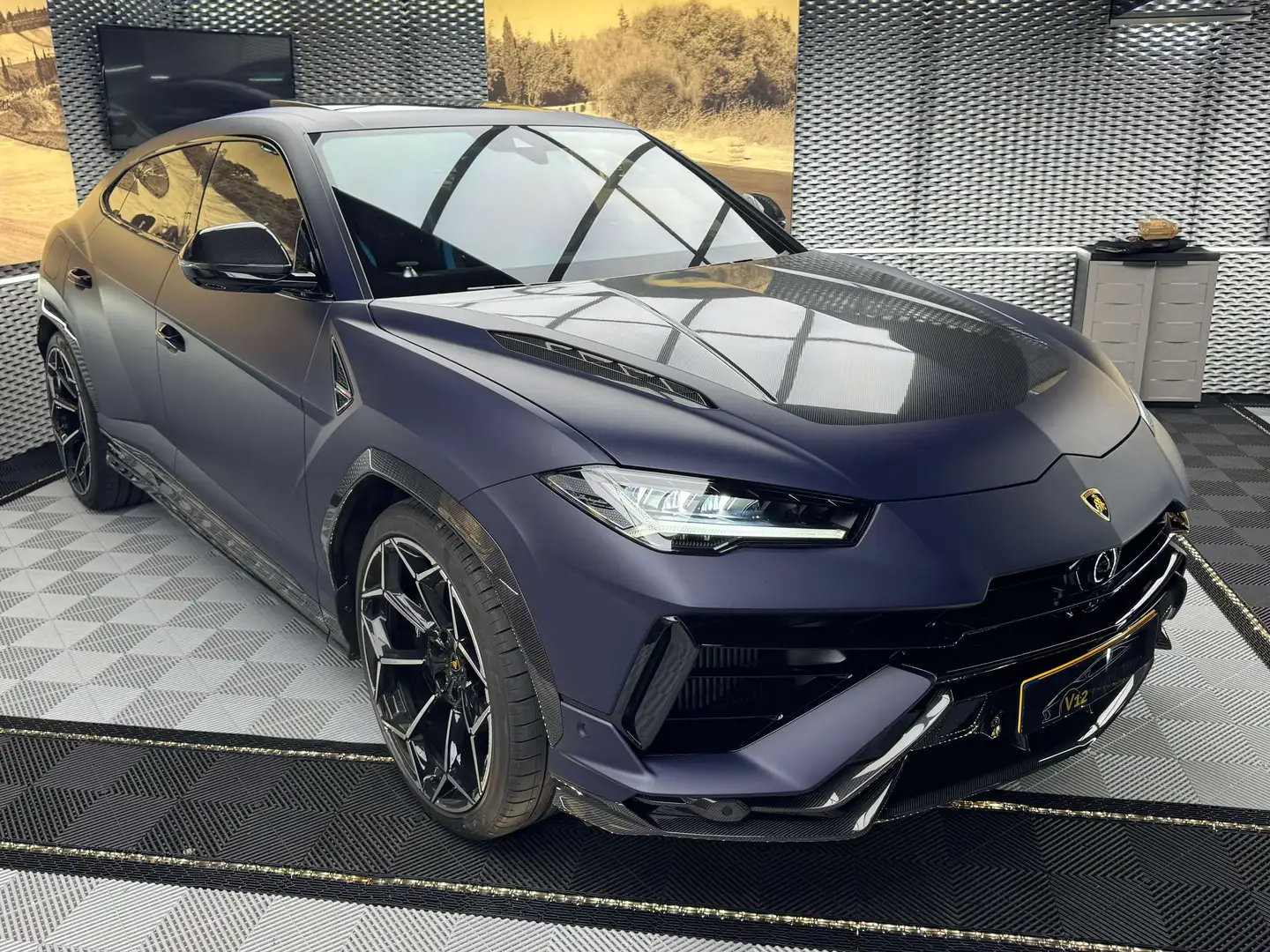 Lamborghini Urus Performante Ad Personam Full Carbone Full PPF Bleu - 1