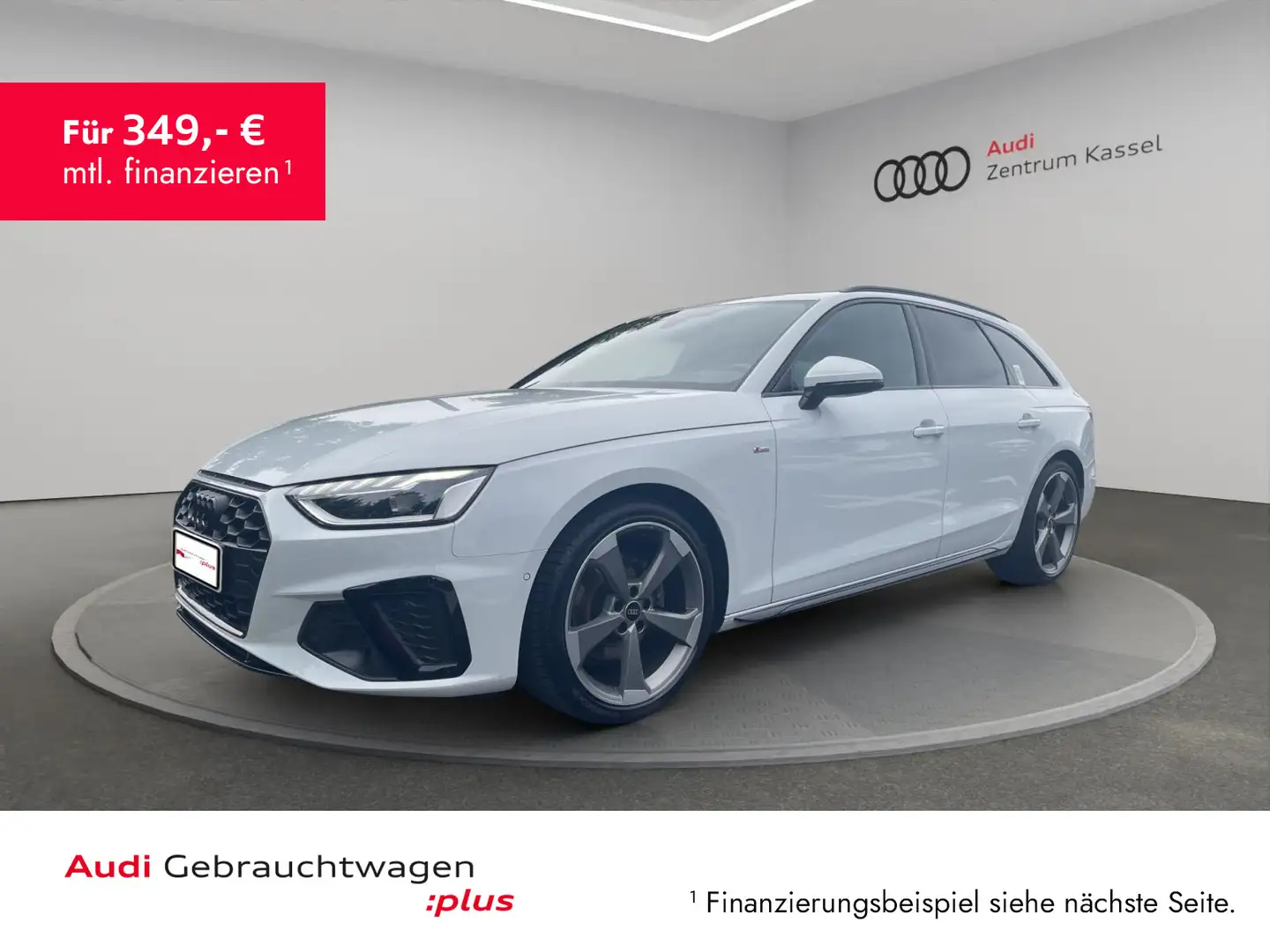 Audi A4 35 TDI S line comp. LED HuD AHK 360° Weiß - 1