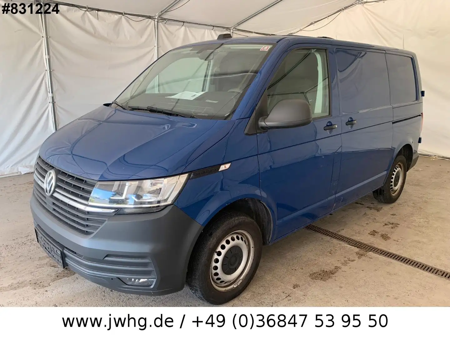 Volkswagen T6 Transporter T6.1 Transporter 2.0 TDI KR DSG KLIMA/PDC/AHK Blau - 1