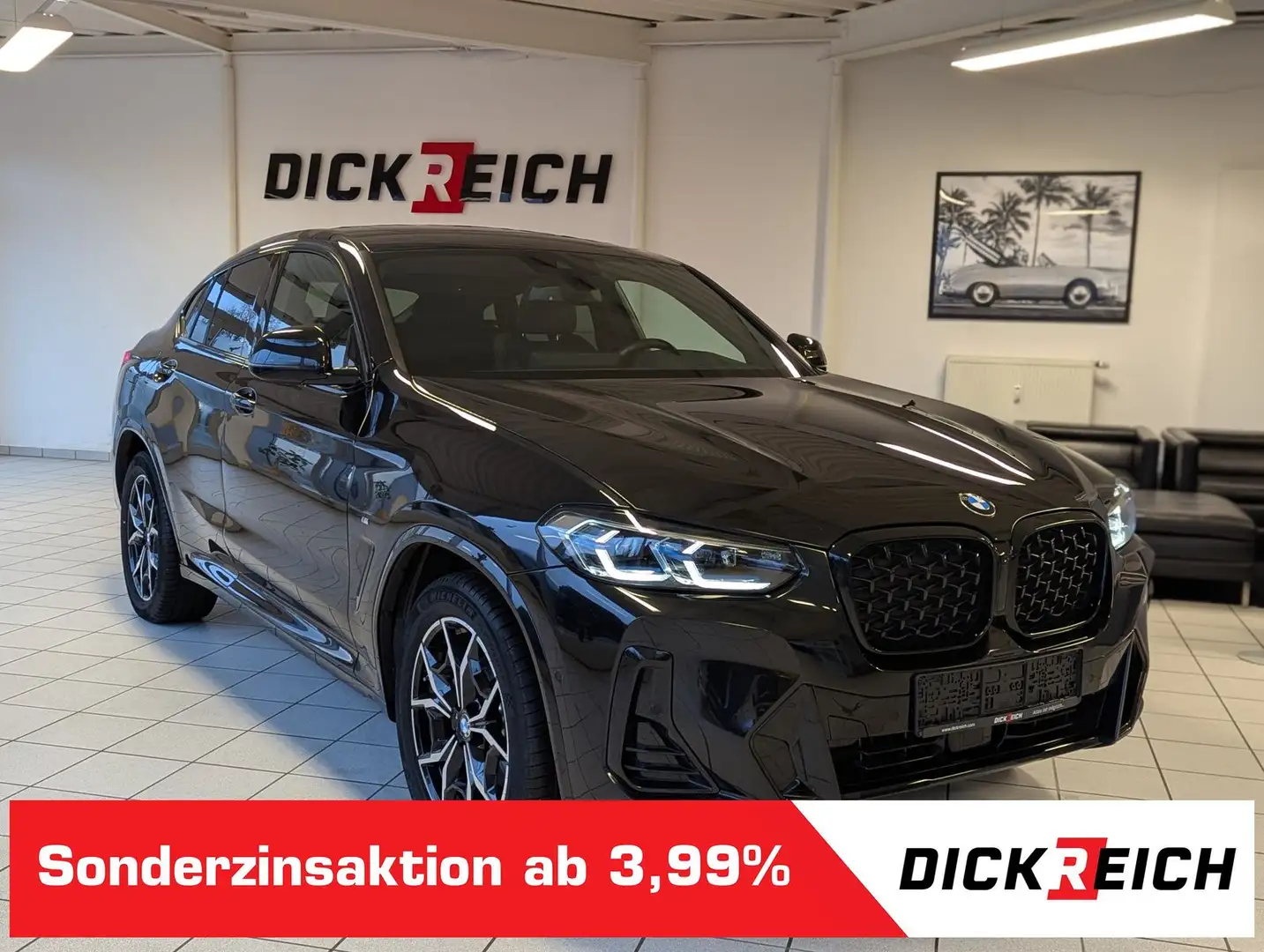 BMW X4 xDrive20i M-Sport Innov. ACC Laser Pano AHK Schwarz - 1