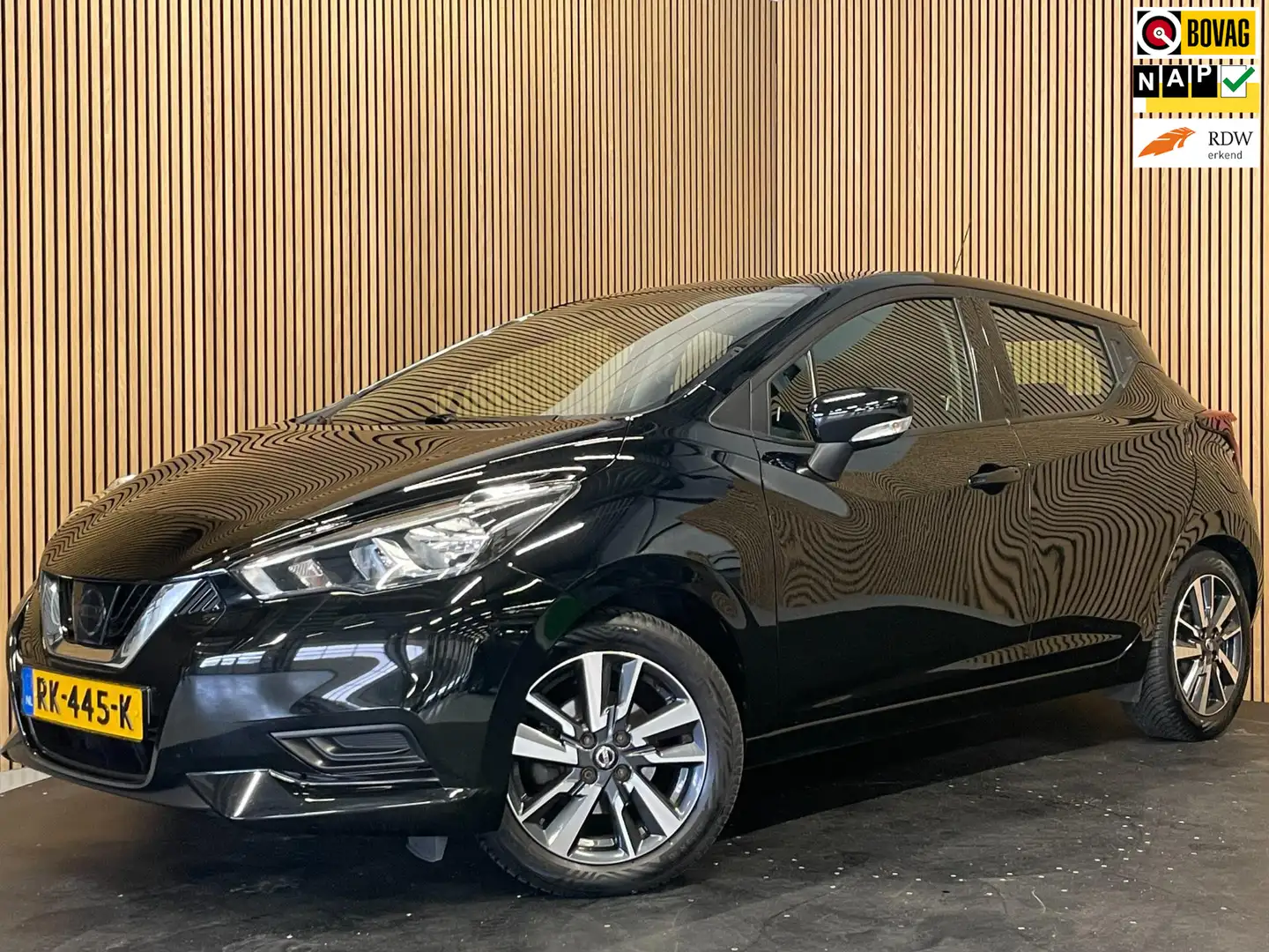 Nissan Micra 1.0L Acenta|FACELIFT|TREKHAAK|CARPLAY|CRUISE CONTR Zwart - 1