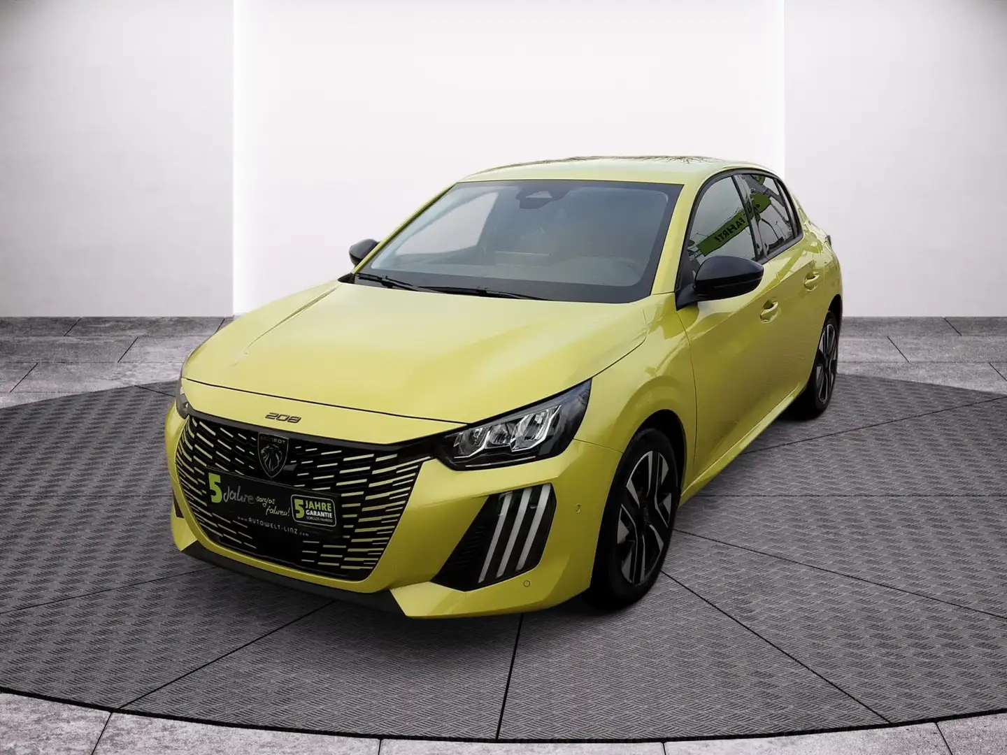 Peugeot 208 ALLURE 100PS ACC+SHZ+Winterp.+360+Kam.+PDC Gelb - 1