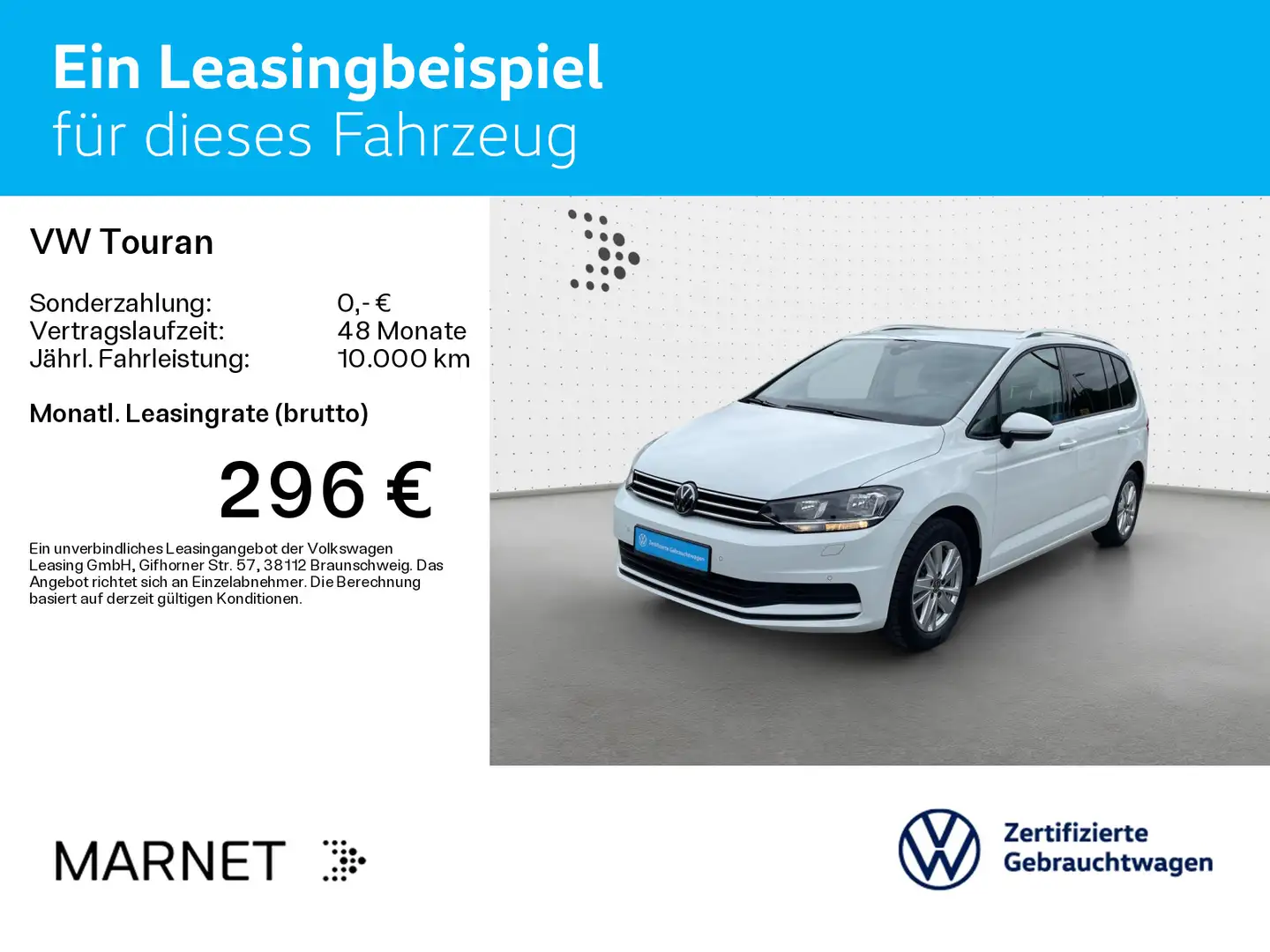 Volkswagen Touran 1.5 TSI DSG Comfortline*Navi* AHK* 7-Sitz Blanc - 2