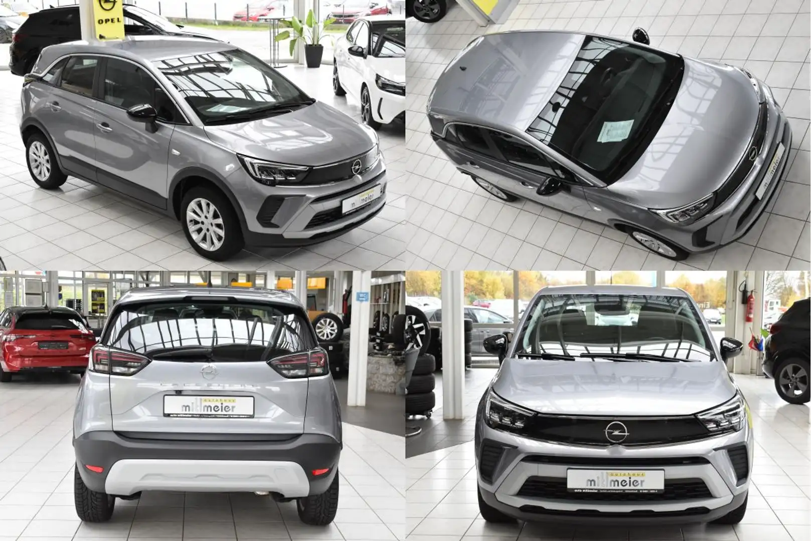 Opel Crossland Elegance LED AGR-Sitz Kamera DAB+ SHZ Grau - 2