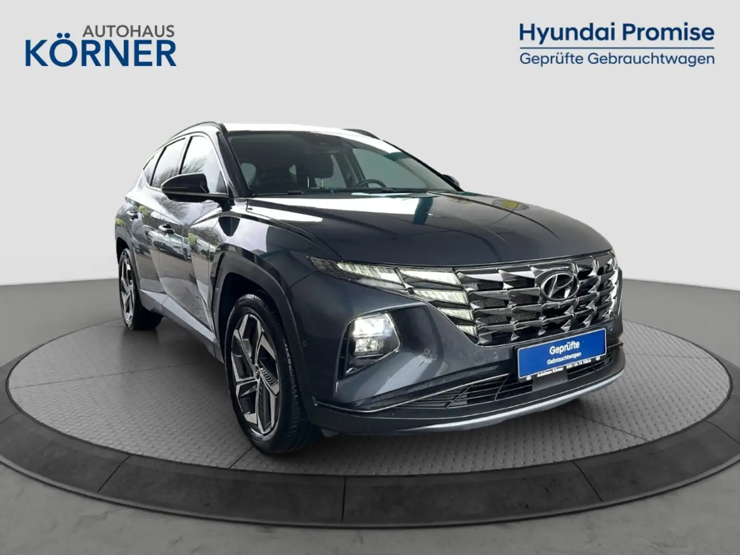 Hyundai TUCSON Plug-in-Hybrid PRIME 1.6 T-GDi *LED*LEDER*KRELL* Gris - 1