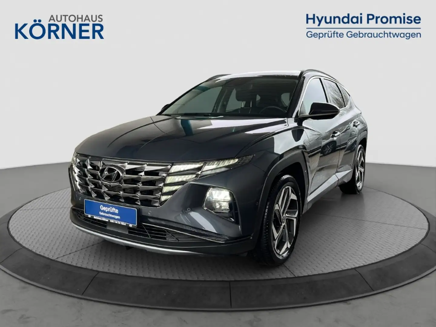 Hyundai TUCSON Plug-in-Hybrid PRIME 1.6 T-GDi *LED*LEDER*KRELL* Gris - 2