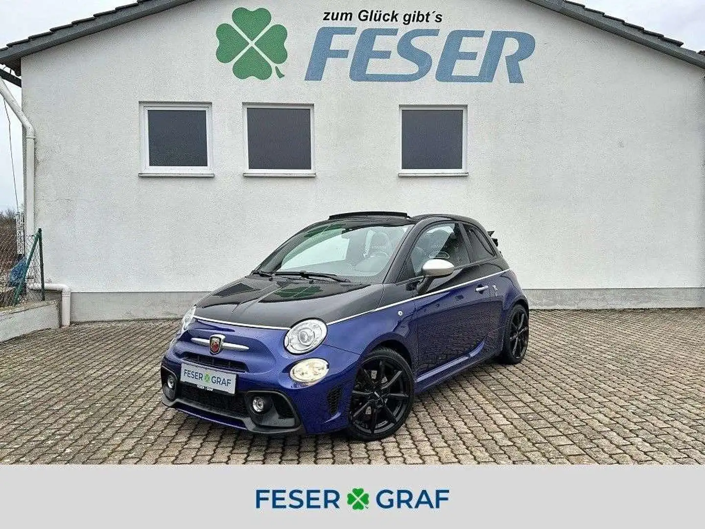 Abarth 595 Cabrio Turismo XENO SHZ LEDER NAV DAB MIRROR Schwarz - 1