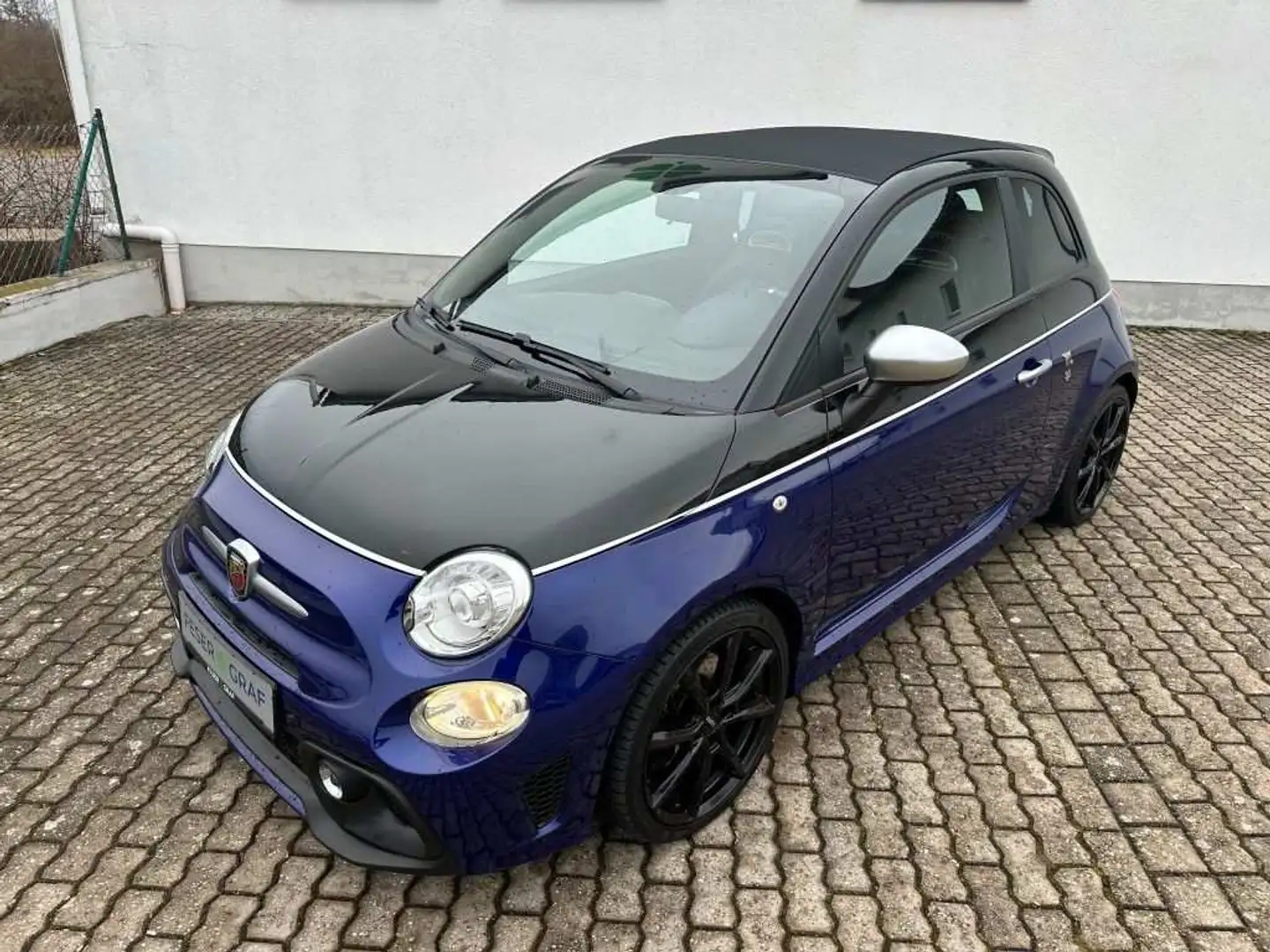 Abarth 595 Cabrio Turismo XENO SHZ LEDER NAV DAB MIRROR Schwarz - 2