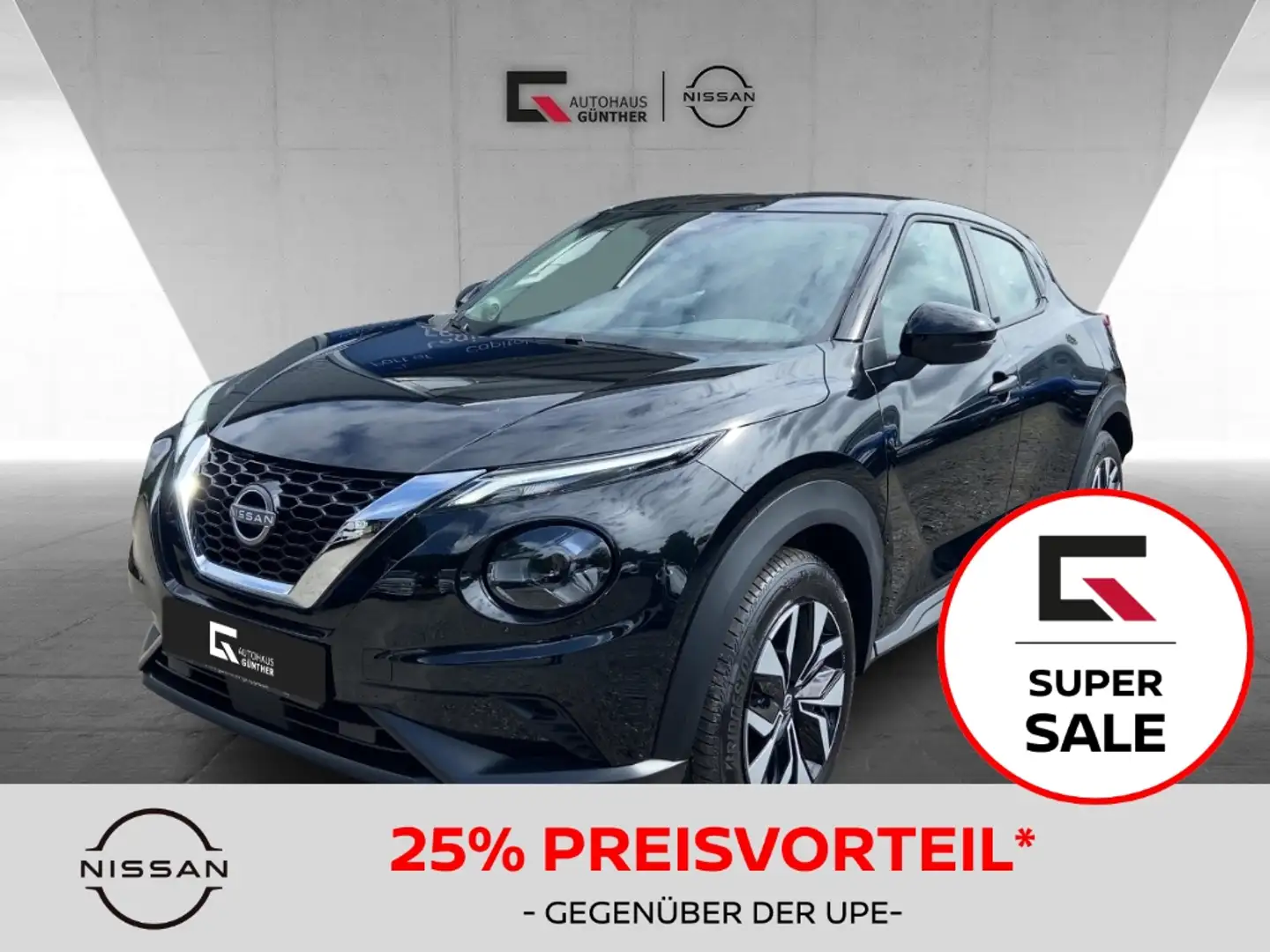 Nissan Juke ACENTA Komfort 1.0 DIG-T 114 PS 6MT Winter/Navi/Ca Zwart - 1