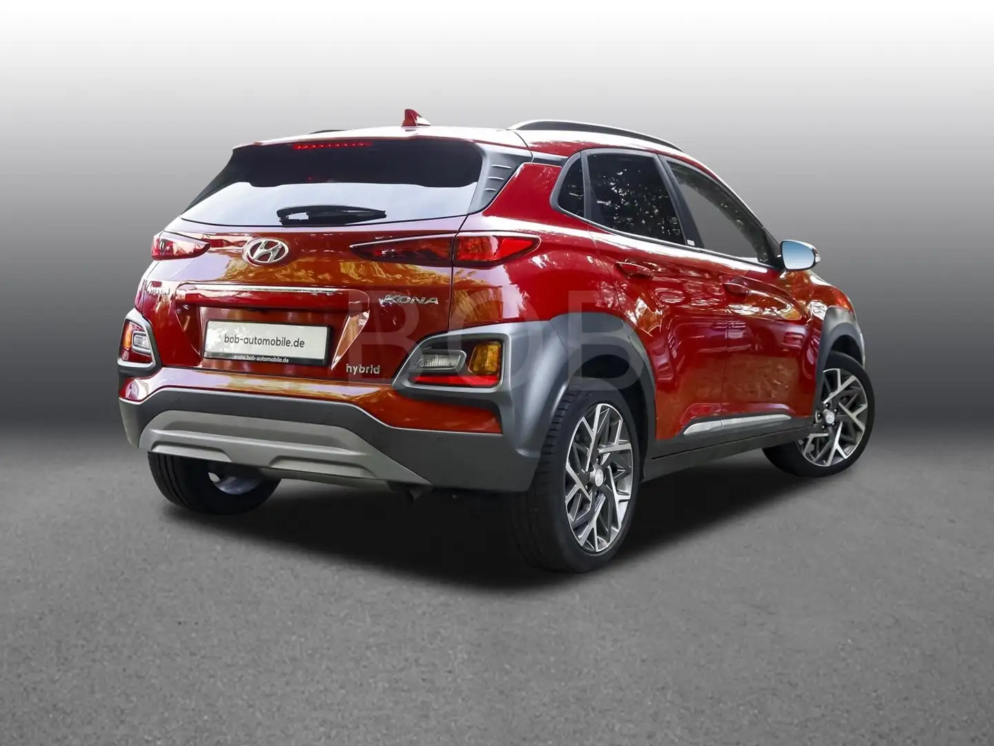 Hyundai KONA 1,6 GDI Premium Hybrid 2WD NAVI SHZ PDC Rood - 2