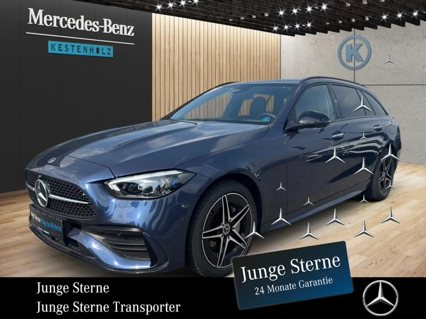 Mercedes-Benz C 300 de T *AMG*NIGHT*MBUX*MEMO*NAV*AHK*SHZ*LED* Blau - 1