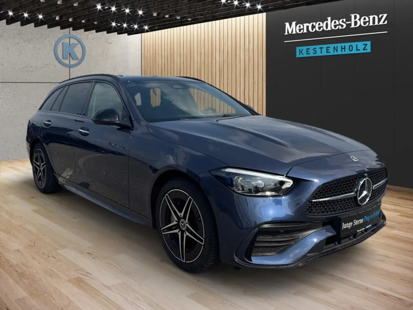 Mercedes-Benz C 300 de T *AMG*NIGHT*MBUX*MEMO*NAV*AHK*SHZ*LED* Albastru - 2