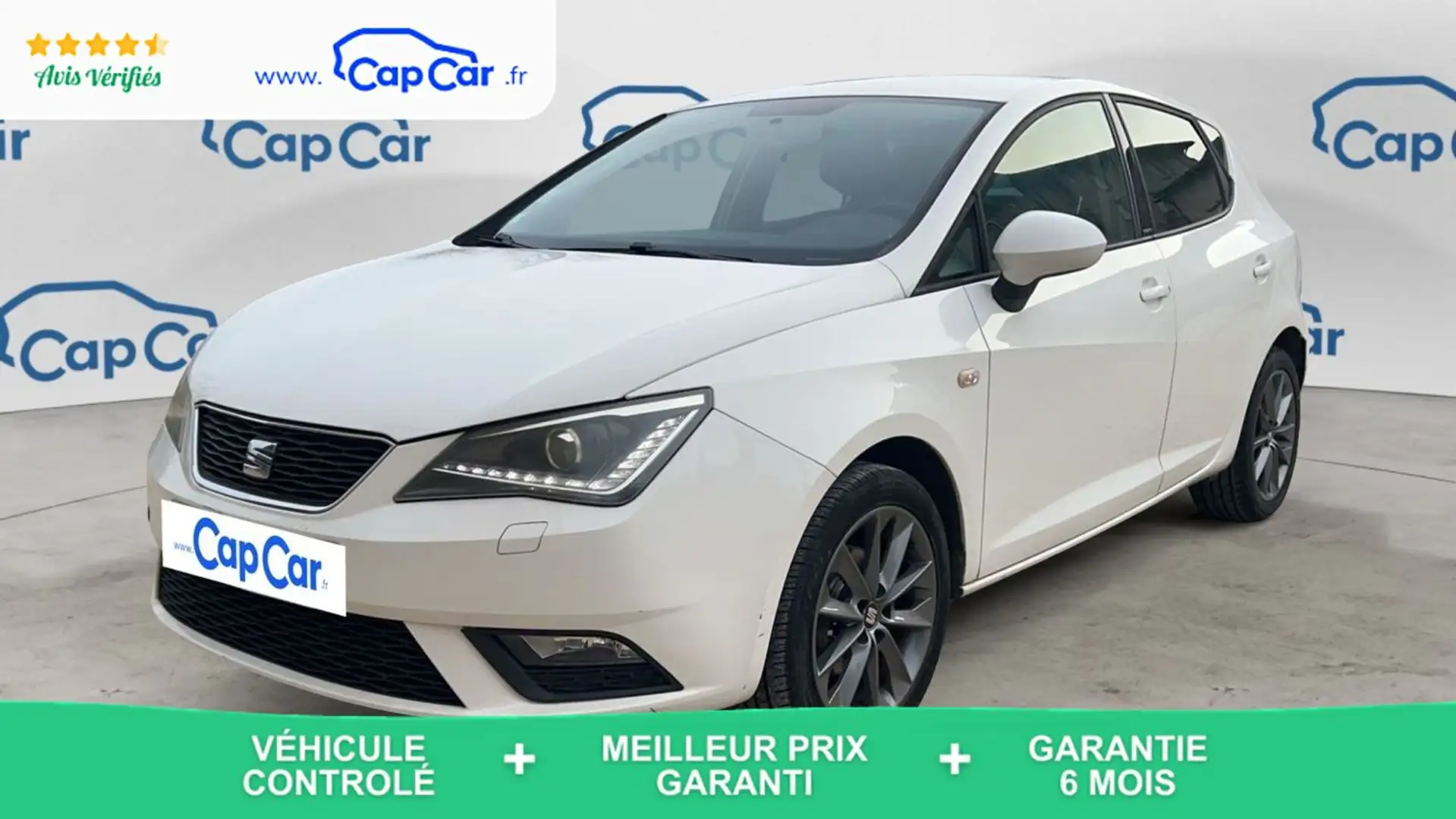 SEAT Ibiza V 1.2 60 I-Tech Blanc - 1