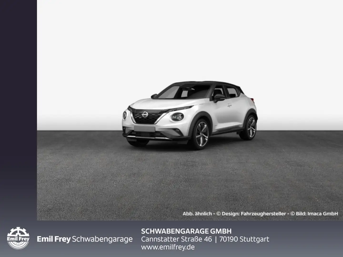 Nissan Juke 1.0 DIG-T Visia LED - Klima - DAB - 114PS Weiß - 1