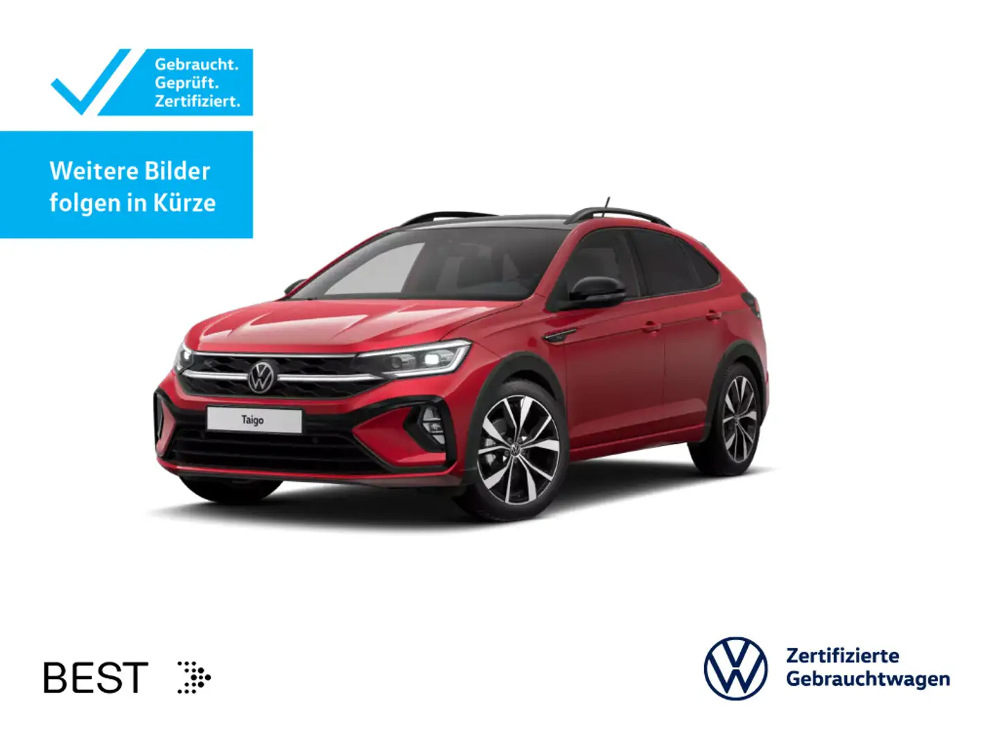 Volkswagen Taigo 1.5 TSI DSG R-LINE*IQ.LIGHT*AHK*KAMERA*NAV Rot - 1