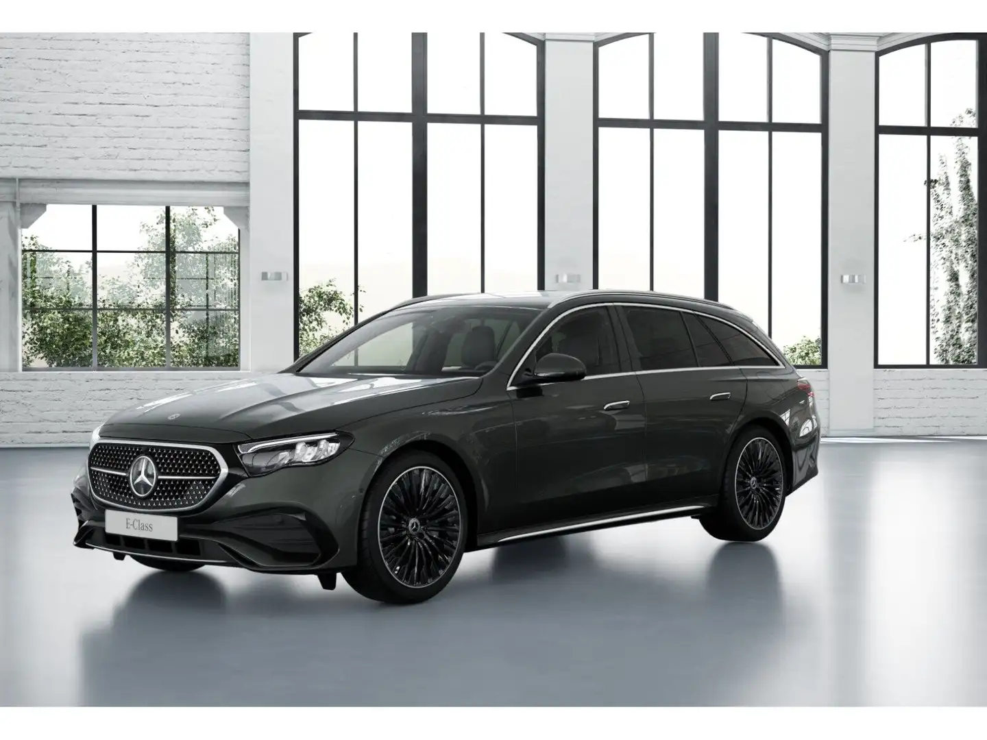 Mercedes-Benz E 300 e T mit EQ Hybrid  AMG+AHK+DISTR.+Burmest. Grau - 2