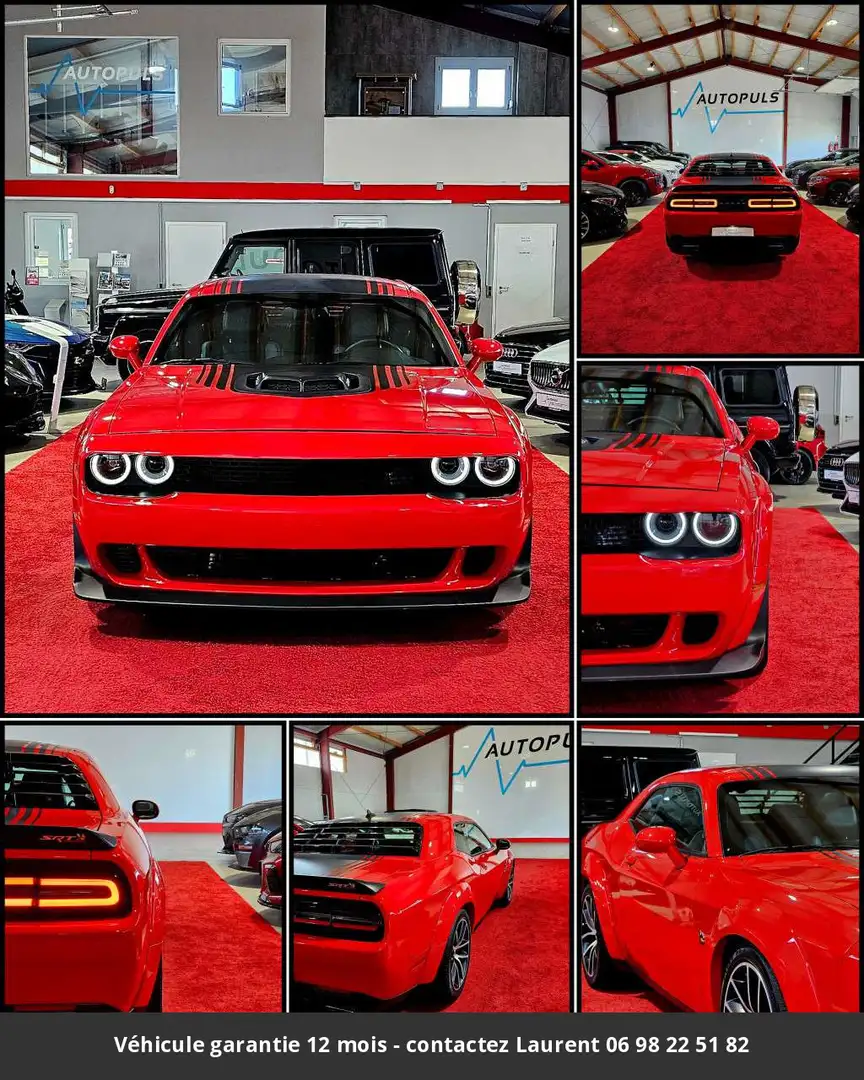 Dodge Challenger SRT Widebody 491 hp 6.4L V8 Tout compris hors homo Rouge - 2