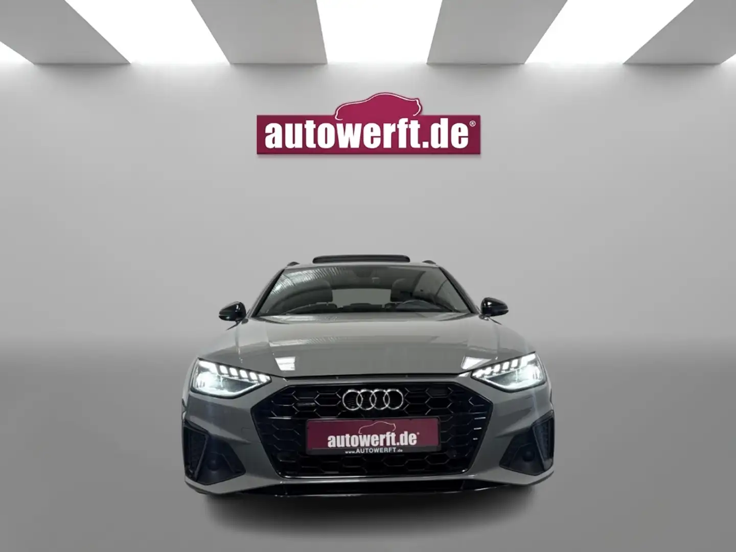 Audi A4 40 TDI QU S LINE BLACK PANO AHK MATRIX 18Z B&O Grau - 2
