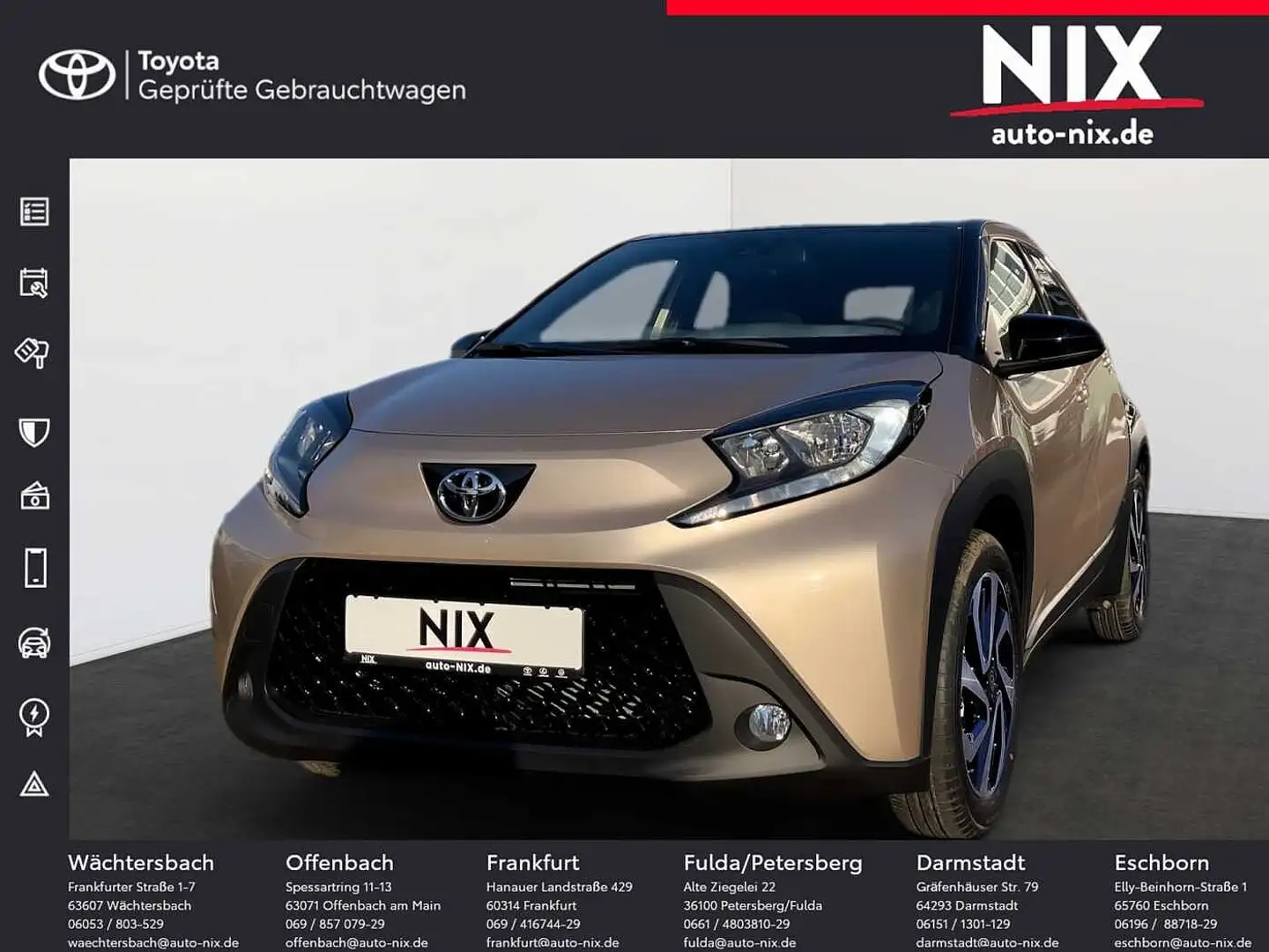 Toyota Aygo X 1.0 Team D SHZ KLIMA KAMERA BLUETOOTH Beige - 1