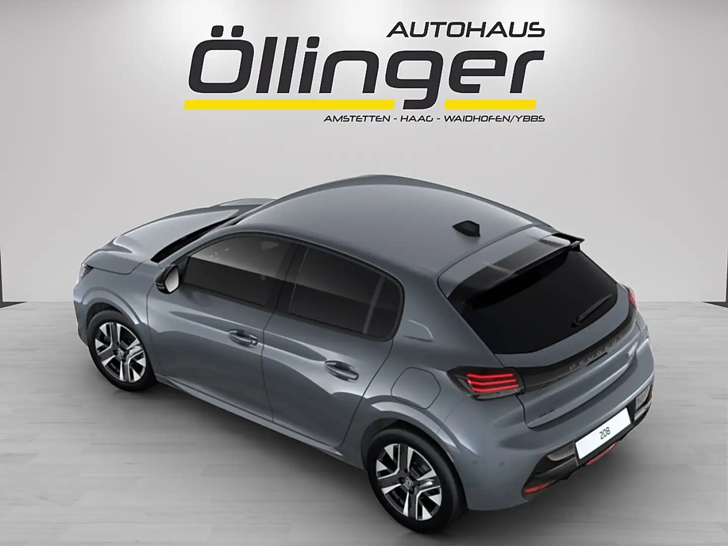 Peugeot 208 Hybrid 110 e-DCS6 Allure Grau - 2